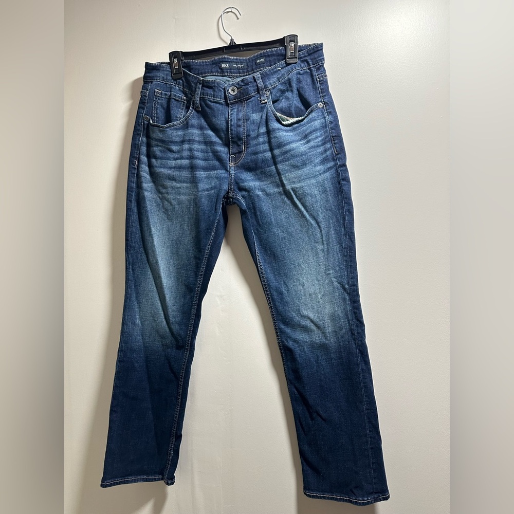 Buckle Blue Straight Jeans with Vintage Indigo Wash